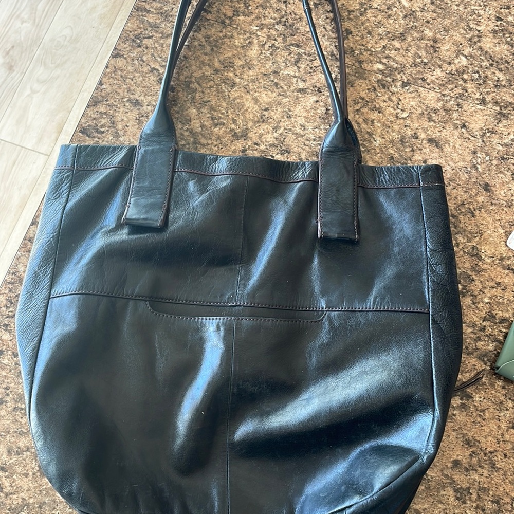 HOBO Black Leather Shoulder Bag